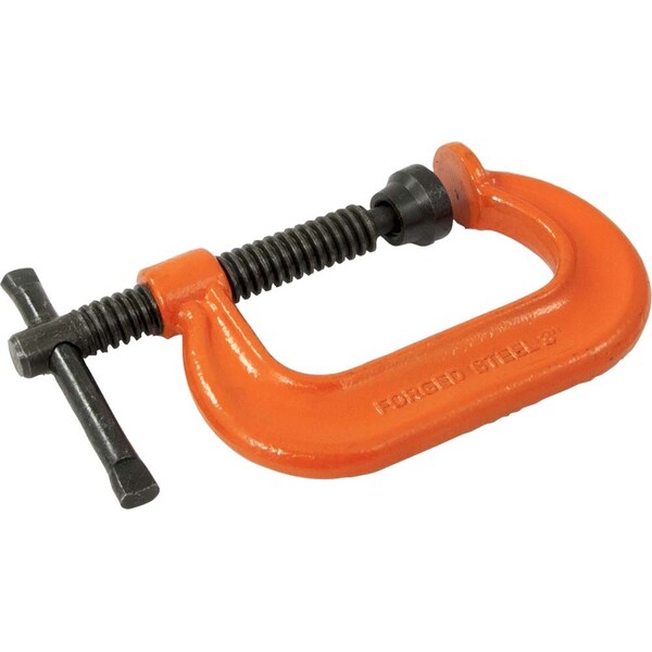 Tools 3" Drop Forged C-Clamp, 0 - 3" Capacity
